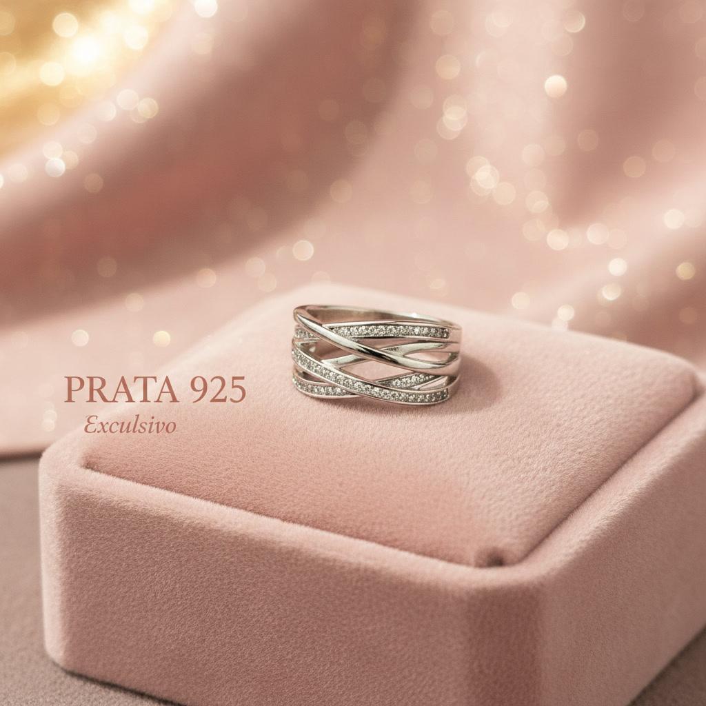 Anel Prata 925 Exclusivo